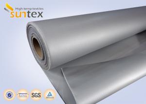 Quality Asbestos Free Woven Fiberglass Fabrics With Silicone Coating For Removable Insulation Jacketing for sale