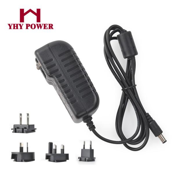 Quality Led Panel Interchangeable Plug Power Adapter With Protection Function for sale