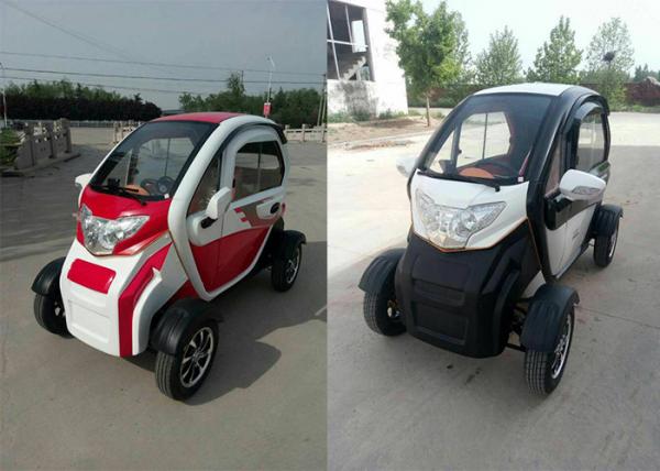 Red Color 1200 W Smart Mini Electric Car 72 V ABS Plastic Material