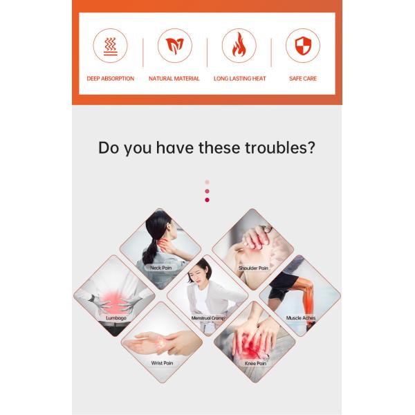 Massage Menstrual Heat Patch Disposable Period Cramp Patches