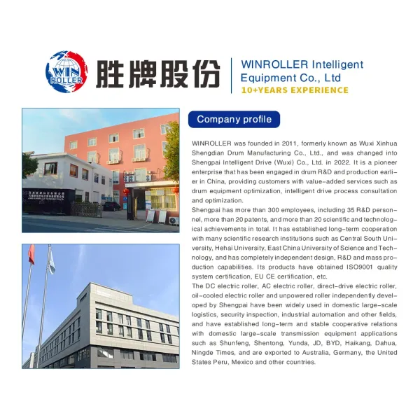 Winroller Dgdd67 Brushless Motor Roller with Servo Controller for Mobile Conveyor System