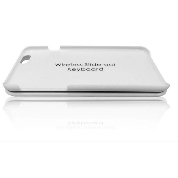 Newest High Grade Ultra Thin Slid-out Back Light Bluetooth Wireless Keyboard Case phone Cover for Apple iPhone 6 Mac PC
