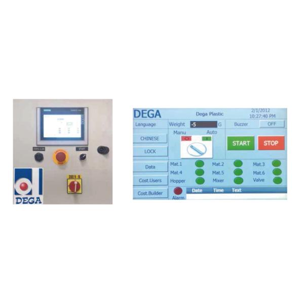 Automatic Plastic Gravimetric Dosing Machine Multi Powder Mixing Machine