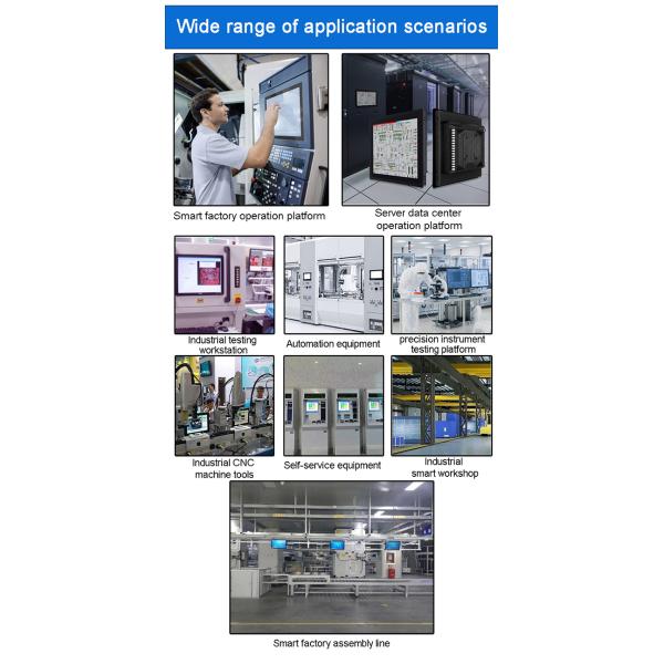 15.6 inch Embedded Controller Industrial Touch Screen Computer with Whole Aluminum Alloy Casing