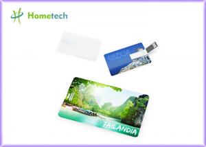 China Unique Full Color Printing Usb Plastic Card 4GB 8GB 1 Year Warranty on sale