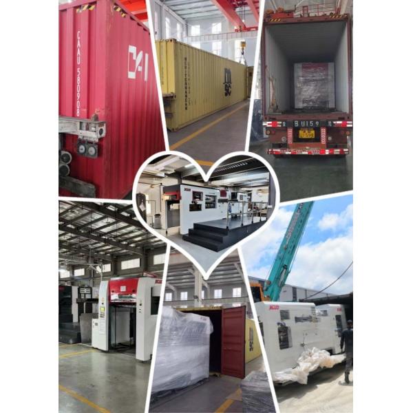 Full Automatic Die Cutting Machine Running Speed 8500 For Paper Packaging