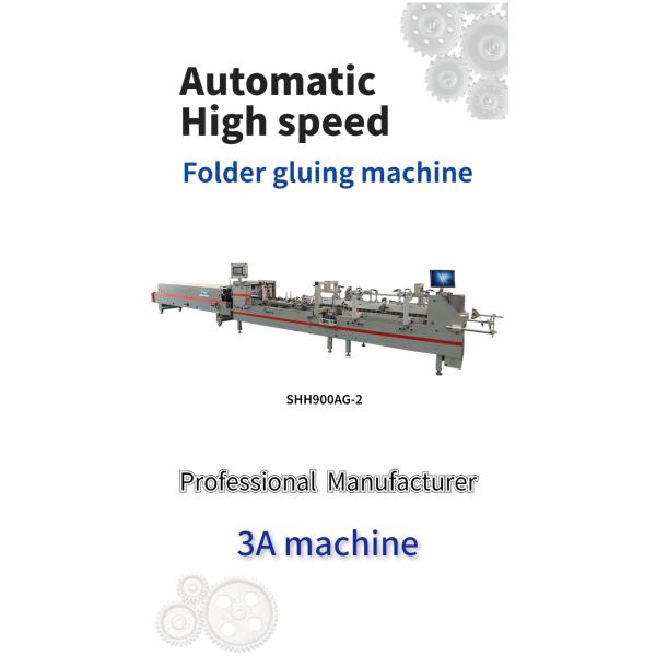 SHH900AG-2 Automatic Bottom Box Folding Gluing Machine for Wood Packaging Material