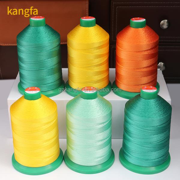 4200D/3 210D/3 840D/3 Bonded Nylon 66 V69 Tex 70 Thread for Leather Stitching Dyed