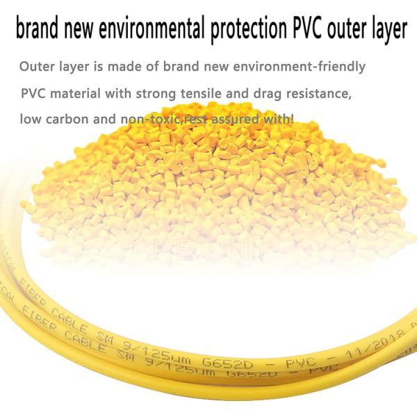 G657A1 3M SC APC Simplex Optical Fiber Patch Cable FTTH LSZH 2.0MM Single Mode