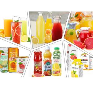 440V Fruit Juice Citrus Processing Line Plastic Bottle Package