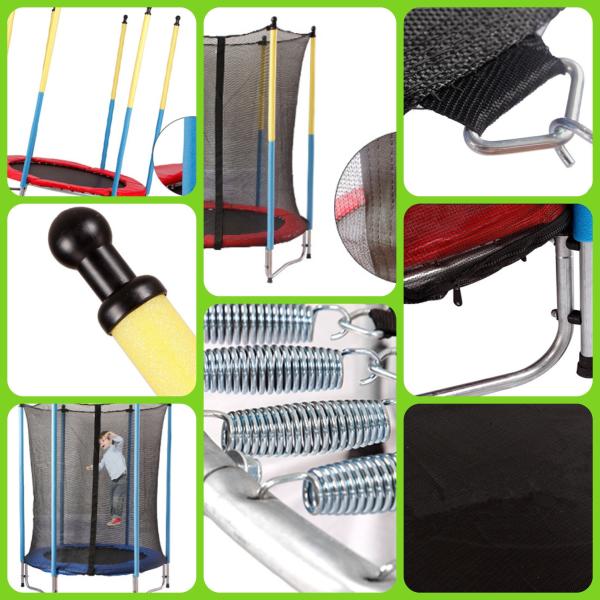 China Supplier Wholesale Mini Round Trampoline With Enclosure Small Round Trampoline and Enclosure Combo