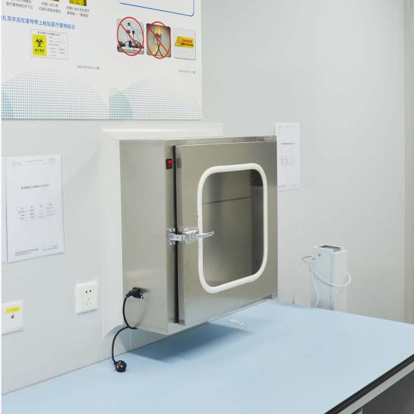 220V Clean Room Dynamic And Static Pass Box 300MM Clean Room Pass Through Box