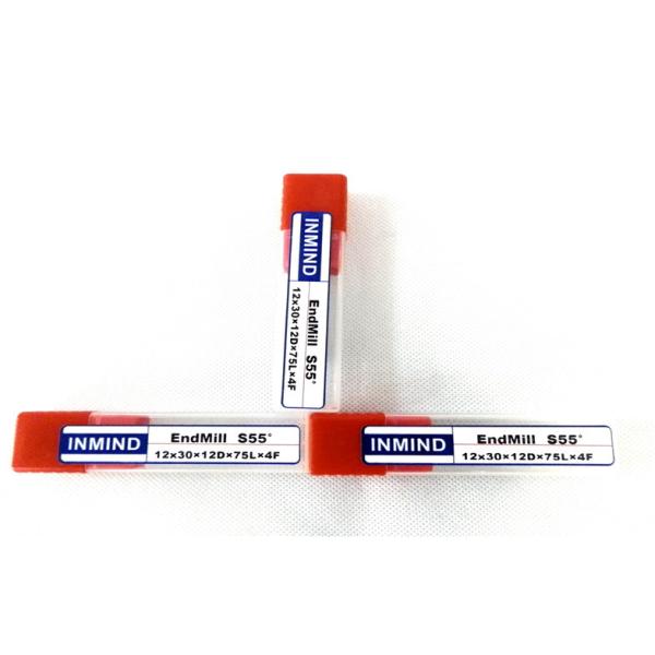 Customized Carbide End Mill / CNC Milling Cutting Tool Diameter 8mm