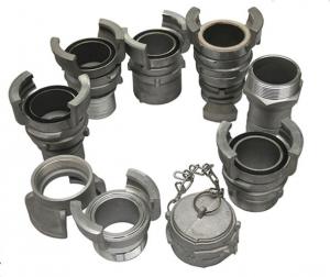 Aluminium Guillemin Coupling / French Coupling With Thread ISO Approved