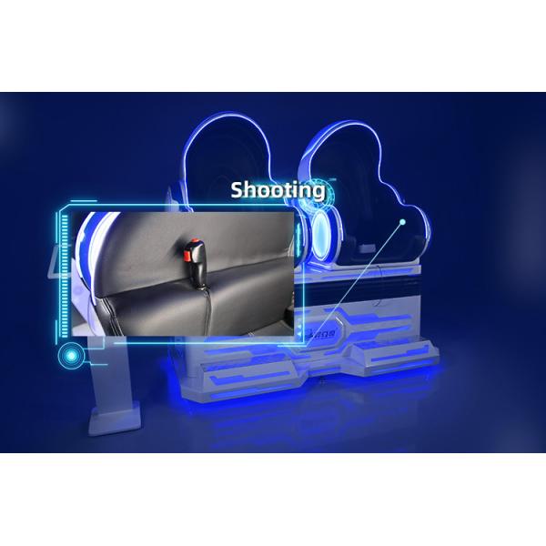 9D Kids Game VR Simulator Double Seats Virtual Reality Egg Chair For Amusement Park