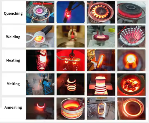 15-100kw Custom High-Frequency Heating Welding Quenching Melting Forging