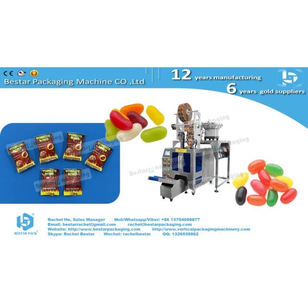 Automatic counting packing machine single hopper for candies