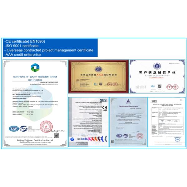 Galvanized Steel Structure Workshop With Z Section Purlin And UPVC Downpipe