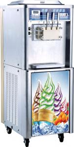 Quality BQ833 Floor Soft Ice Cream Commercial Refrigerator Freezer With Mixing Design for sale