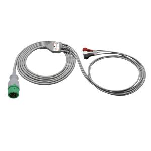 Quality Comen 12pin Compatible Direct Connect ECG Cable With Lead Wires for sale