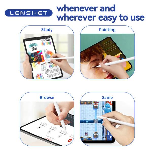 Tablet Digital Stylus Pen Palm Rejection Tilt Write Note Draw Work 13g