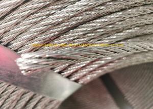 Round Cross Sectional 7X19 3.18mm Electro Galvanized Steel Wire Rope