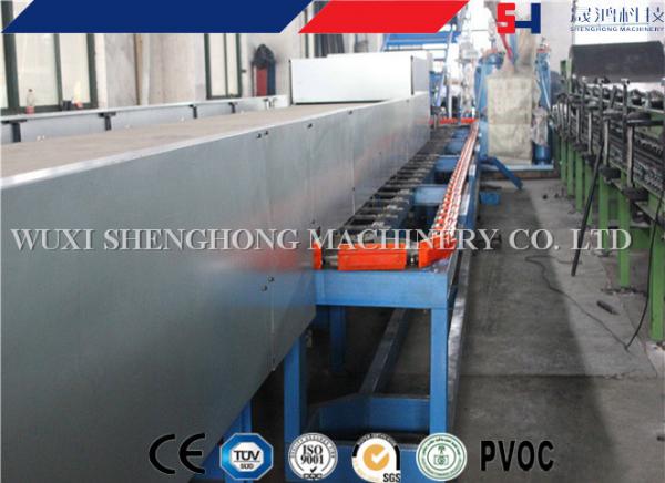 Buy Rock Glass Wool Foam Roof Sandwich Panel Roll Forming Machine at wholesale prices