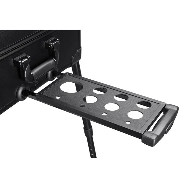 Makeup Trolley With Lights And Mirror , Vanity Mirror Case With Legs Non - Marring