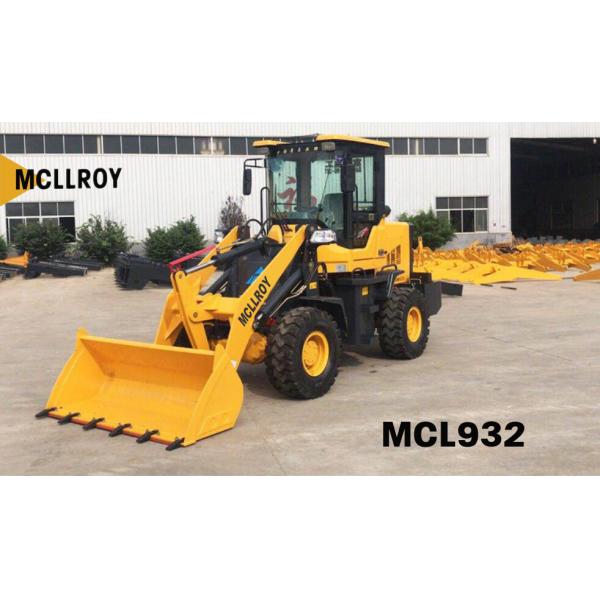 Industrial Mini 2 Ton Wheel Loader Front End 3200mm Dumping Height