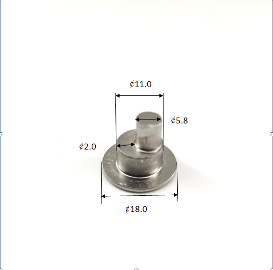 Stainless Steel Eccentric Rivets For Broken Bridge Sliding Windows JIS Eccentric Adjustment Screw A4-80 Hardness For Broken Bridge Sliding Windows