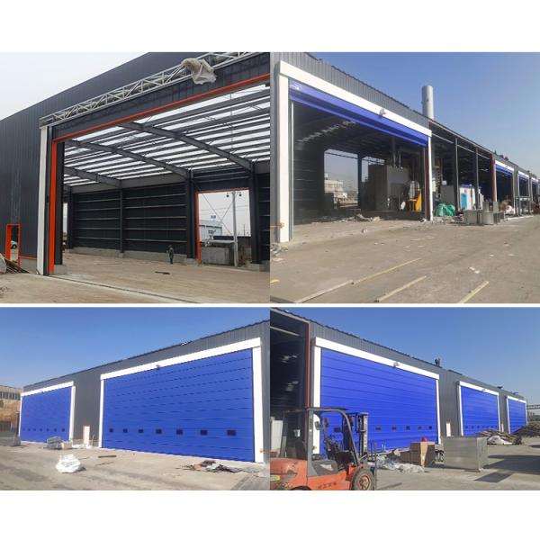 Customized PVC Rolling Shutter Electric Gate Industrial Design Fast Stacking Door Intelligent Induction Automatic Opening Style