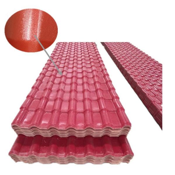 Excellent Color Stability Corrugated PVC Roof/Roofing Sheet ASA Synthetic Resin Spanish Style Roof Tile for Residential