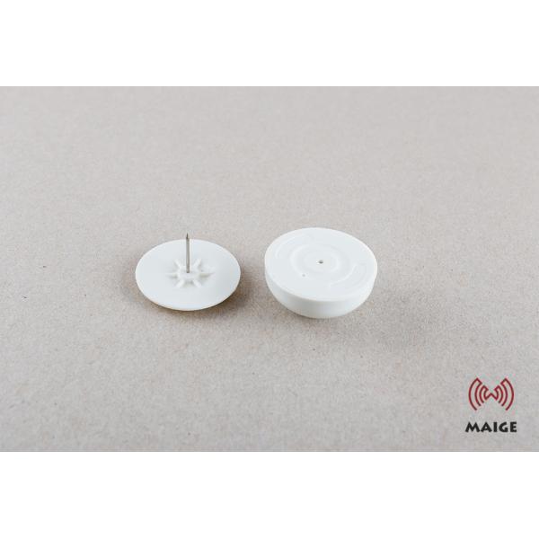 R30 Tiny Round Shoplifting Security Tags ABS Plastic Material With Pin Hole