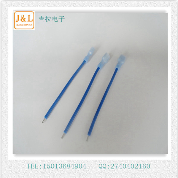 High quality harness UL 1015#16 blue+250 terminal