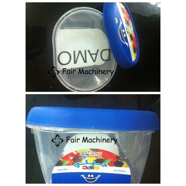 0.8Mpa 90pcs/min Jam Jar Filling Machine , 7.8Kw Liquid Filling And Capping Machine