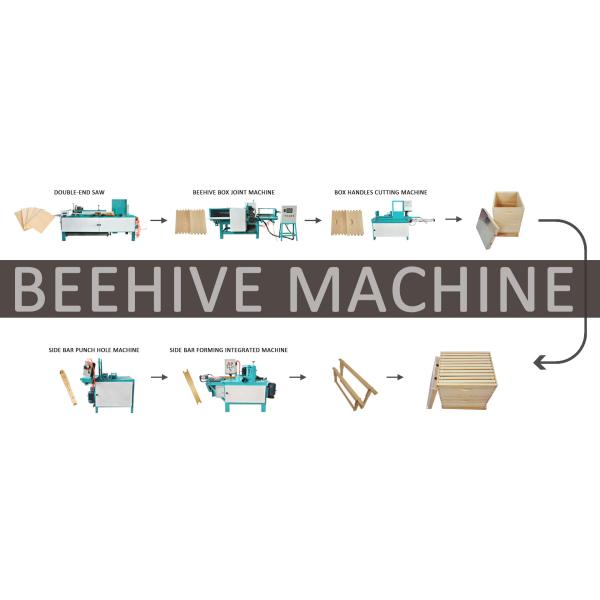 380V Dynamic Wood Splicer Beehive Making Machine With Control Box