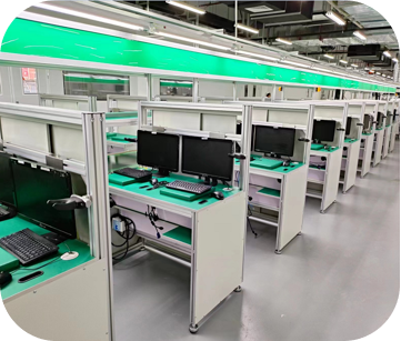 Lean pipe workbench/Assembly line