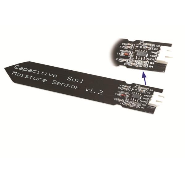 DC 3.3-5.5V Capacitive Soil Moisture Sensor Corrosion Resistant with Gravity 3-Pin Interface