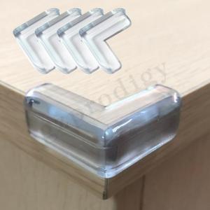Quality Transparent PVC Clear Plastic Corner Protectors For Table Installation for sale
