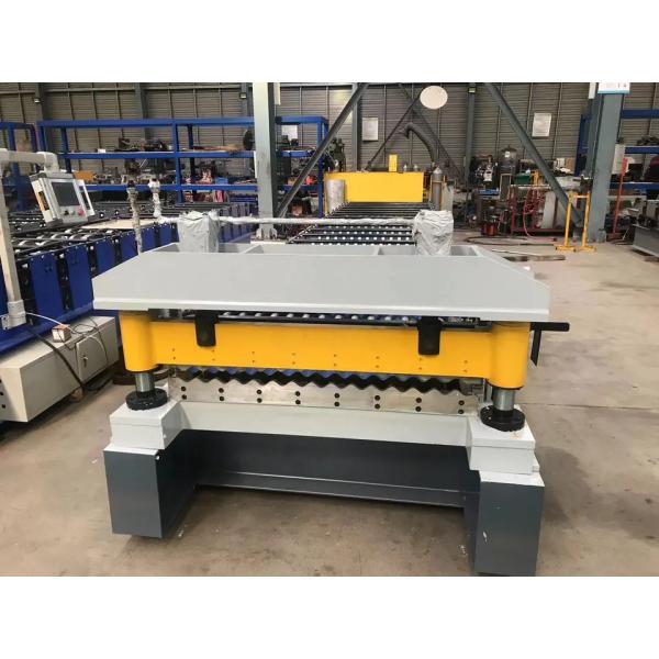 ISO Automated Corrugated Roof Sheet Roll Forming Machine Corrugated Iron Making Machine