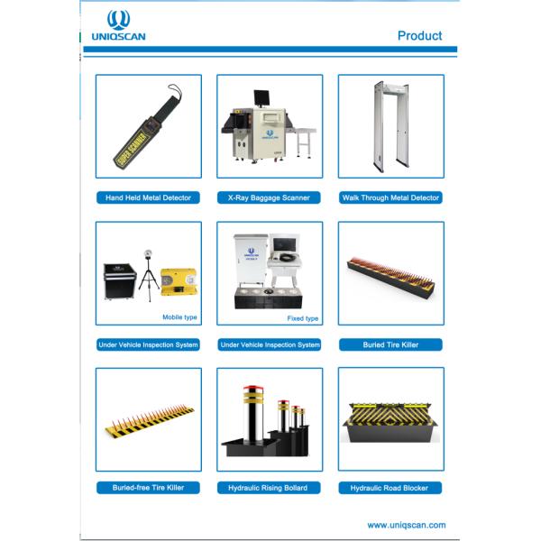 CE/ISO certificated Single zone metal detector security walk through safety gate