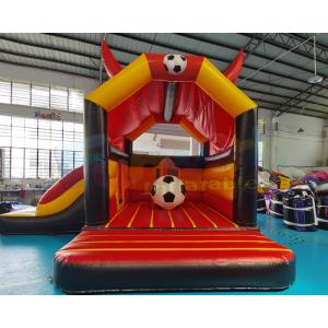 Quality 0.55mm PVC Jumping Castle Inflatable Bouncer Slide for sale
