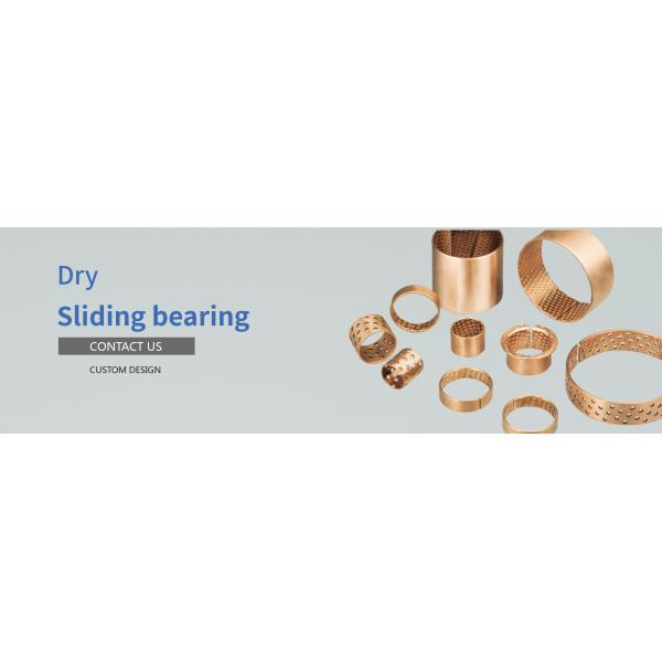 Wrapped Split Type Bronze Bushing CuSn8P DIN 1494 / ISO 3547 For Containers