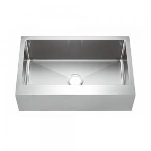 China New Design Apron Stainless Steel Kitchen Sink With Luxurious Satin Finish on sale