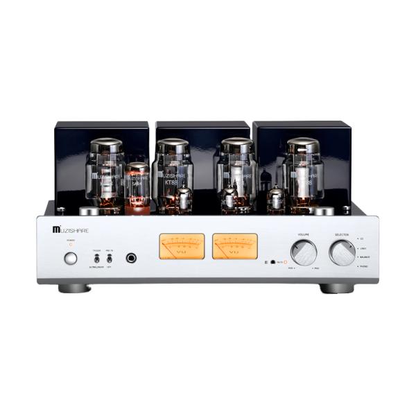 A-Level 25W+25W Home HIFI Tube Audio Amplifier High Power Output Integrated Headphone Receivers Speakers Class Amplifier