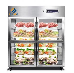 Quality 780L Kitchen Worktable Refrigerator Freezer With Four Doors for sale