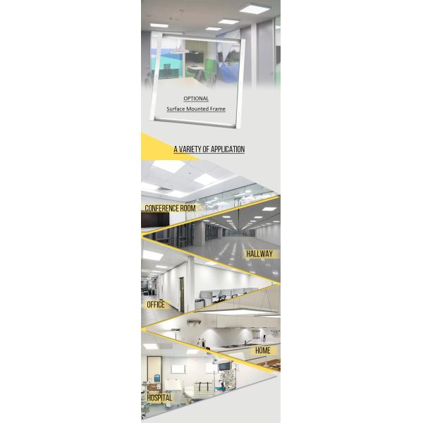 PMMA 18W Contemporary Rectangular Led Surface Panel Light