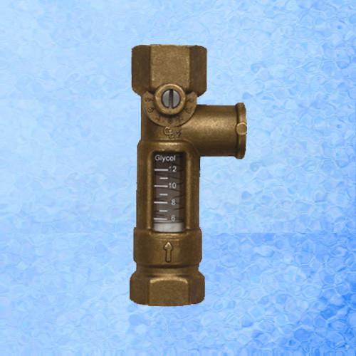 Buy High Accurate Brass Mechanical Flow Meter Direct Reading For Balancing Valve at wholesale prices