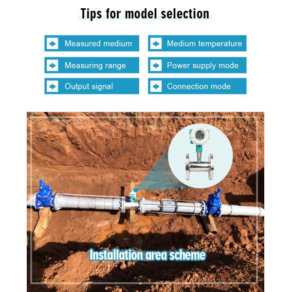 Crude Oil Flow Meter in Liter Liquid Turbine Flowmeter Supplier