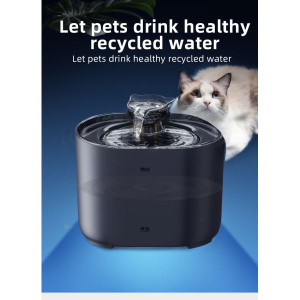 Large Capacity Automatic Cat Drinking Machine New Model Pet Water Dispenser Circulating Filtration Pet Fountain Pet Products